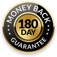 180 day money back guarantee