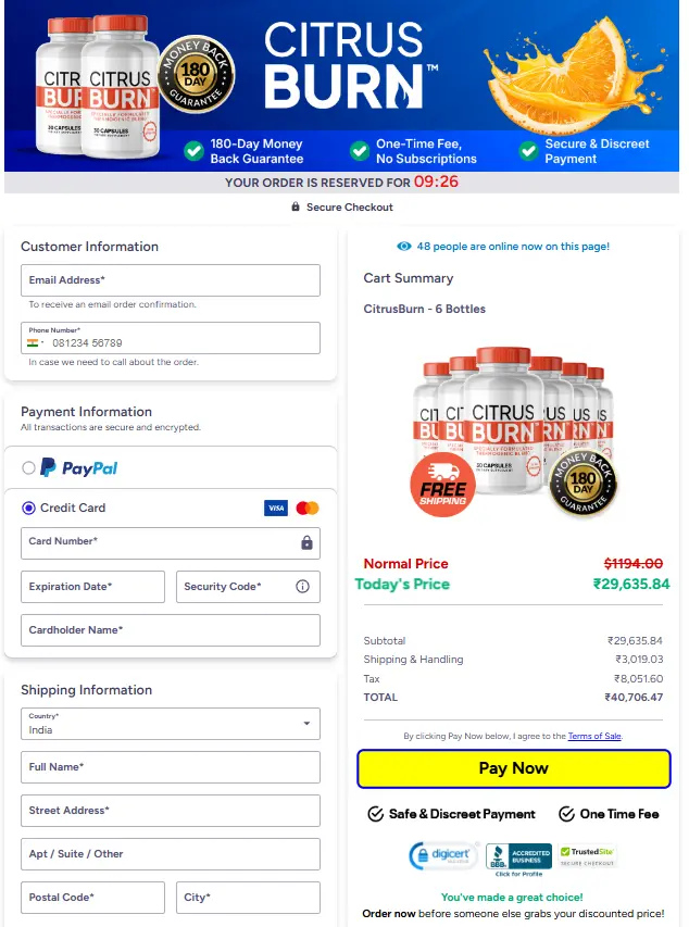 citrusburn official website